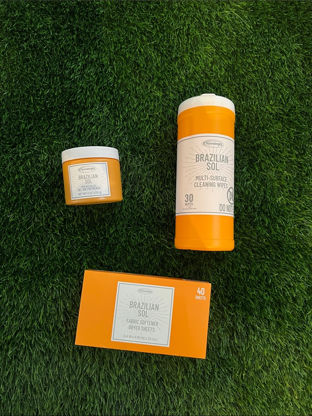 Brazilian Sol Multi-Surface Wipes & Care Set - Orange